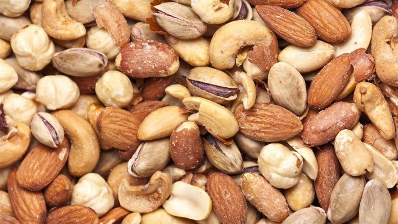 Assorted roasted and salted nuts