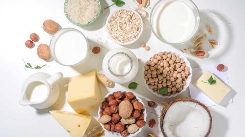 Assorted homemade non-dairy products