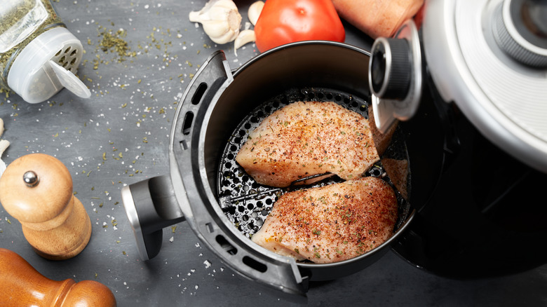 Chicken breasts in the air fryer