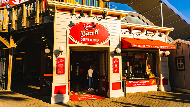 Biscoff-brand coffee shop