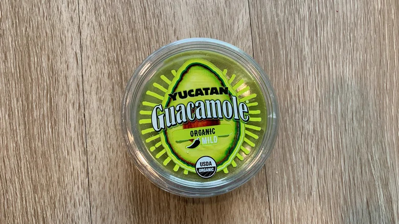 yucatan guacamole container on counter