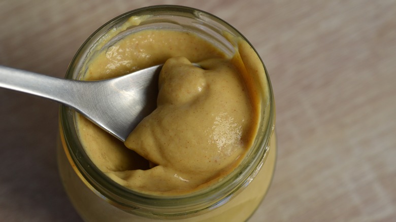 Jar of mustard