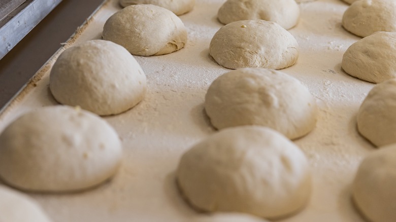 Balls of dough