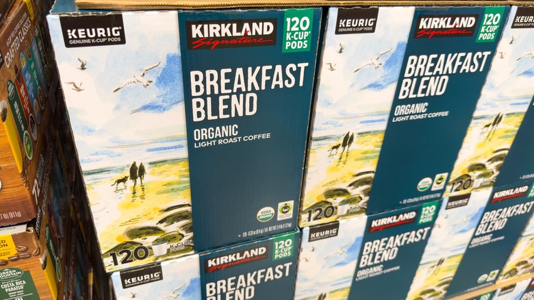 boxes of Kirkland K Cups