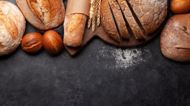 selection of breads