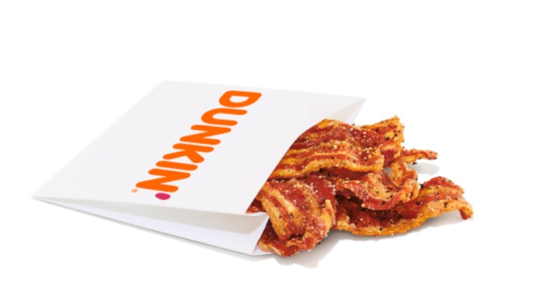 Dunkin' bacon in package