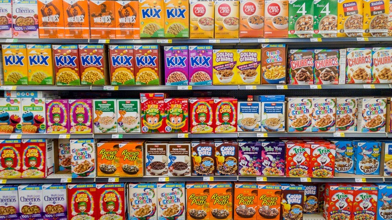 Berakfast cereal aisle