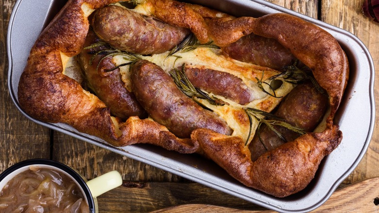 British style toad in a hole