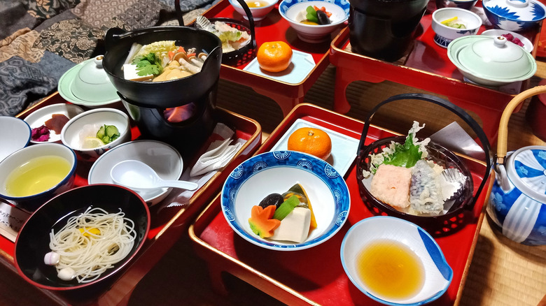 shojin ryori served at Japanese temple