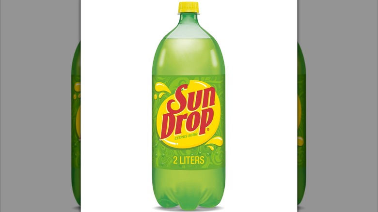 Sun Drop soda bottle