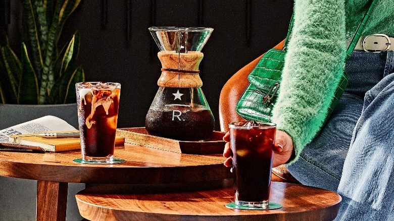 Iced Coffee on table