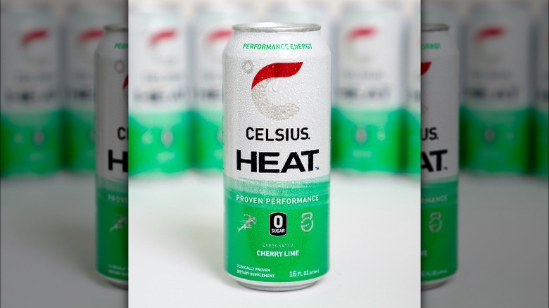 Cherry Lime Celsius Heat cans