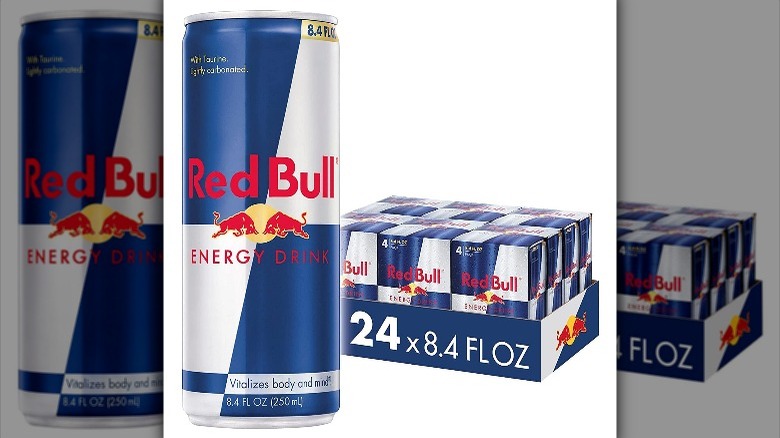 Red Bull cans