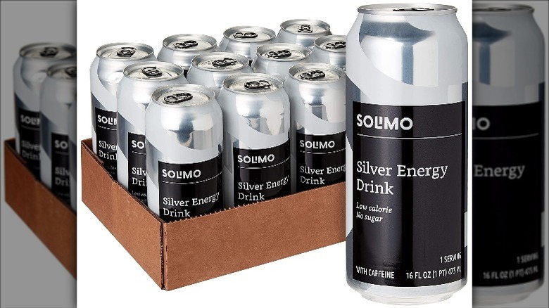 Silver Solimo cans