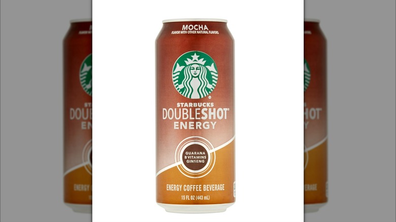 Starbucks Doubleshot Energy Mocha Coffee Energy Drink with white background