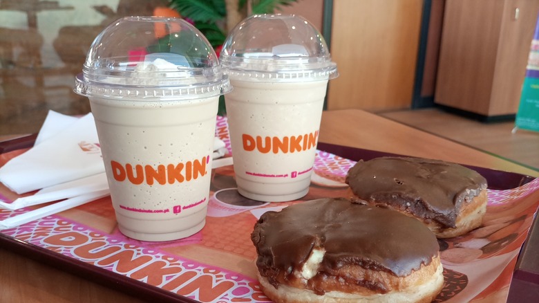 Dunkin Donuts coffee and donut