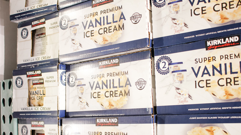 Humboldt Is The Brand Behind Costco's Kirkland Signature Vanilla Ice Cream