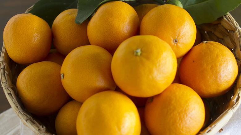 basket of pixie tangerines