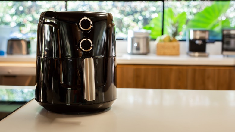 air fryer on counter