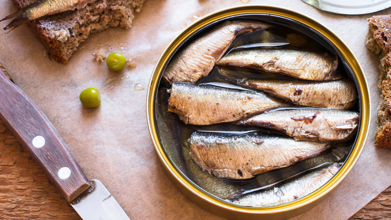 large canned sardines