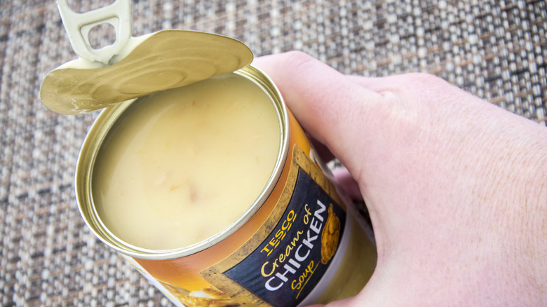 Can of cream of chicken soup