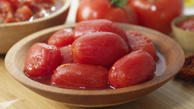 whole canned plum tomatoes