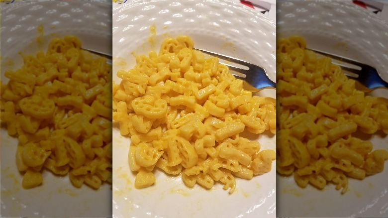 mac and cheese alphabet shapes