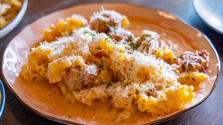 Italian vodka sauce pasta