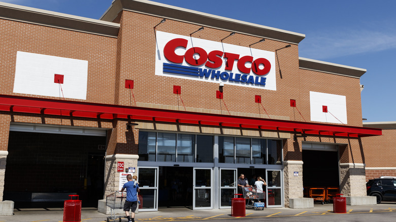 exterior of a costco store