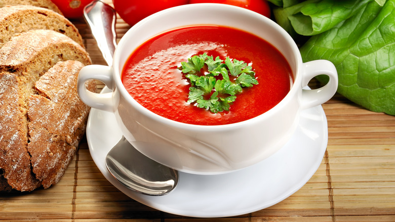 bowl of tomato soup