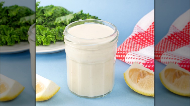 caesar dressing in a jar