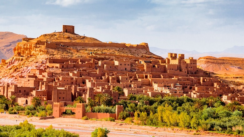 Old Berber adobe brick village