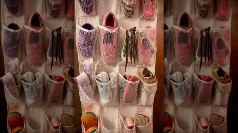 hanging shoe organizer