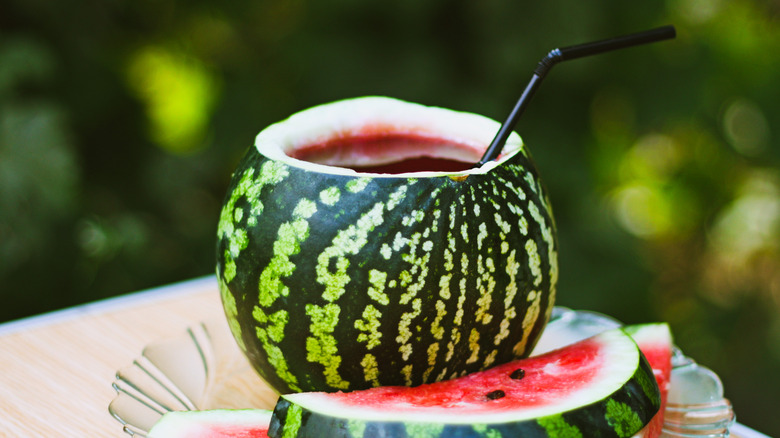 Watermelon glass