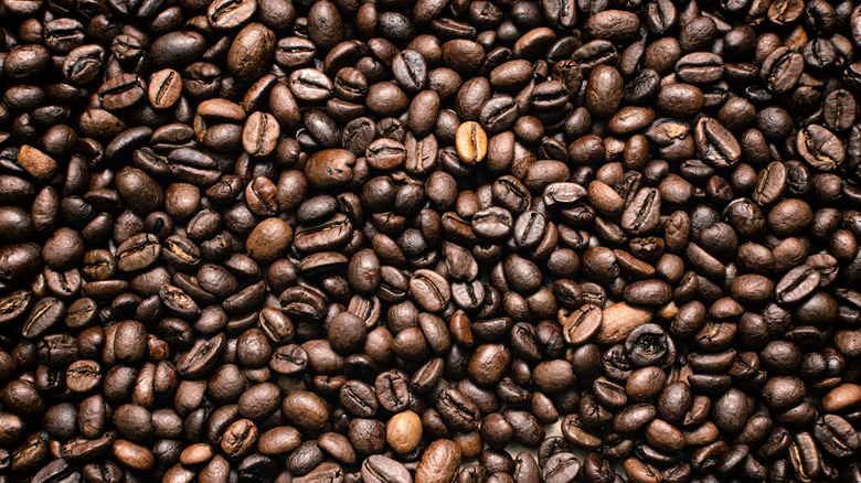 coffee beans closeup