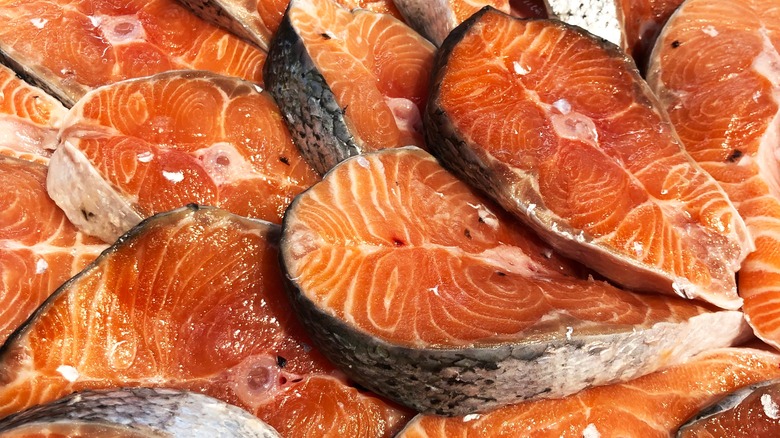 salmon steaks