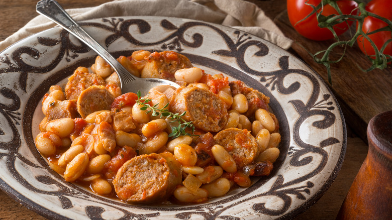 bowl of cassoulet