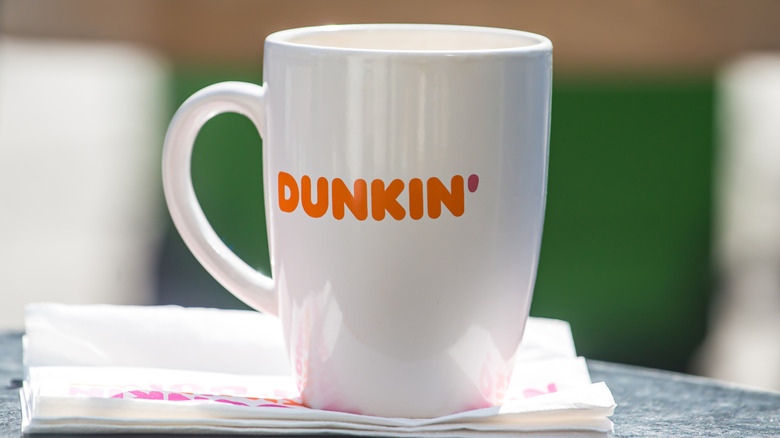 Dunkin' coffee cup