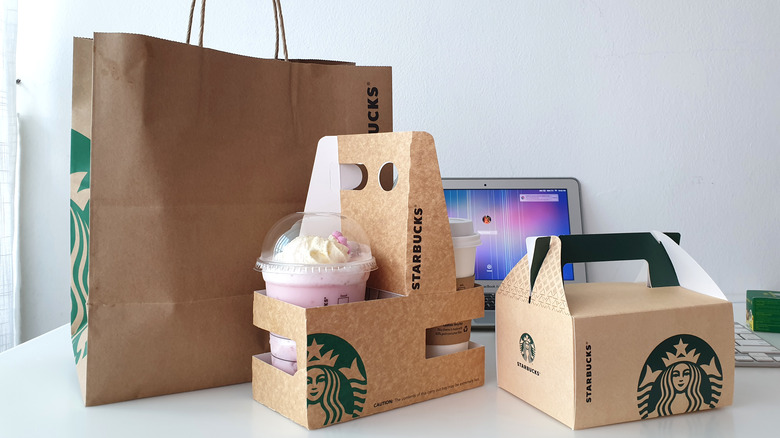 Starbucks to-go packages