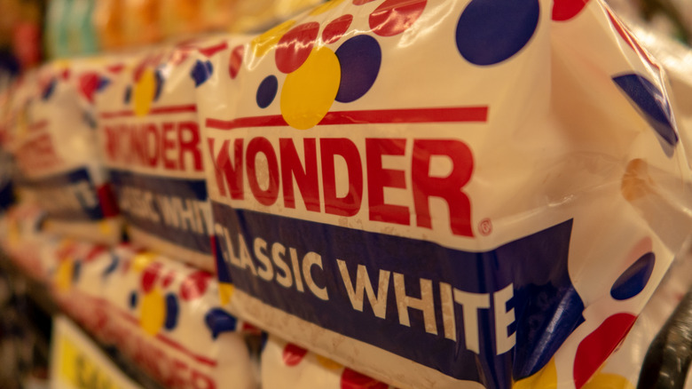 Wonder Bread Classic White on shelves