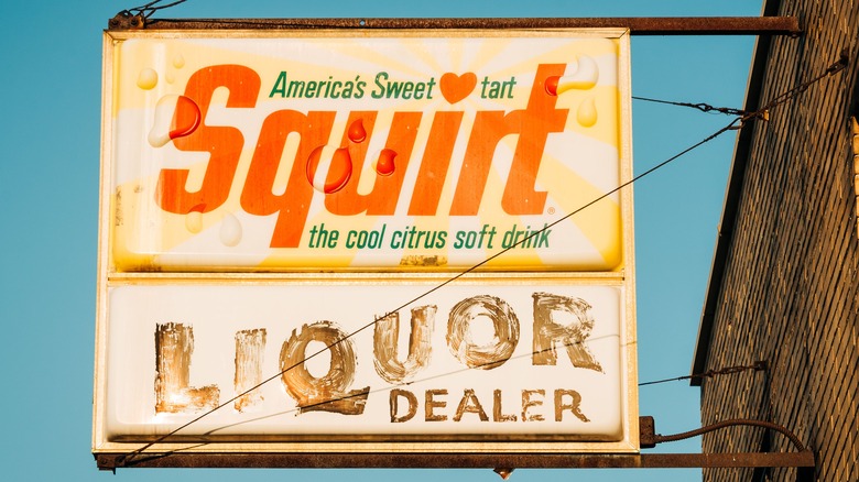 old Squirt soda sign Michegan