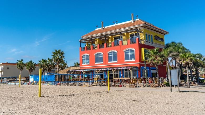 Fajitaville on the sand in Texas