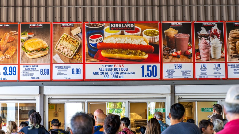 Costco food court menu