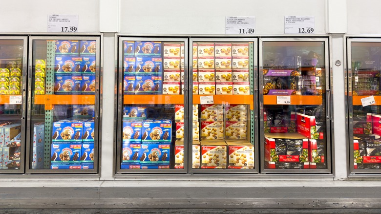 Costco freezer aisle