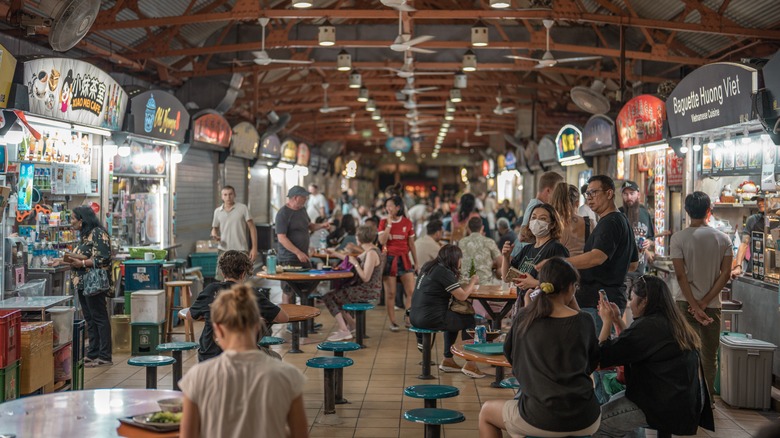 Food center in Singapore