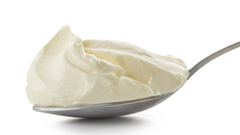 spoonful of greek yogurt