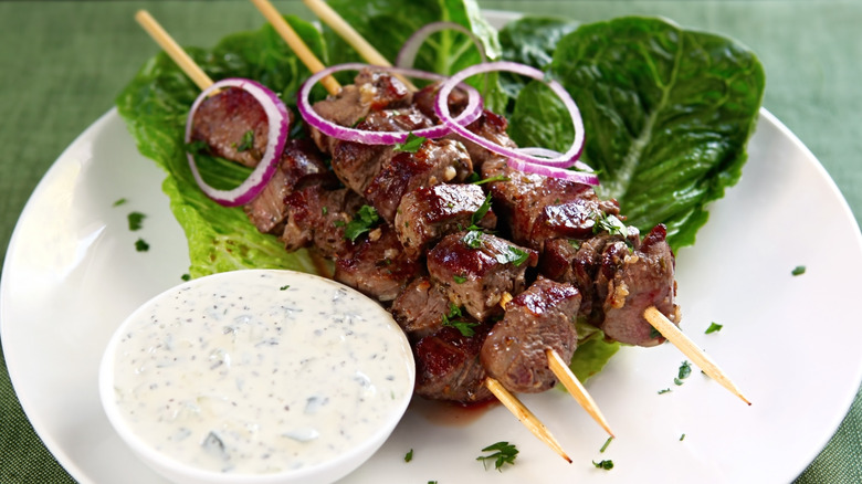 lamb souvlaki