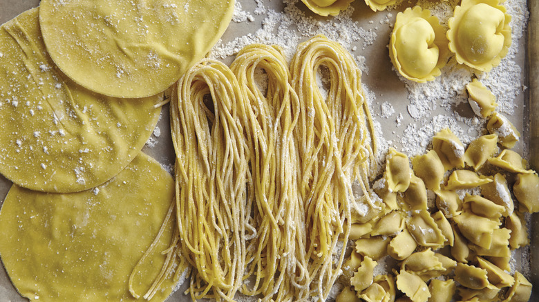 various fresh gluten free pasta types