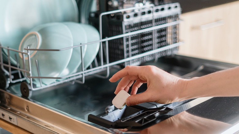 using dishwasher detergent 