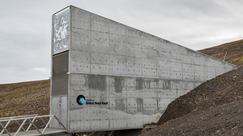 Entrance to the Svalbard Global Seed Vault